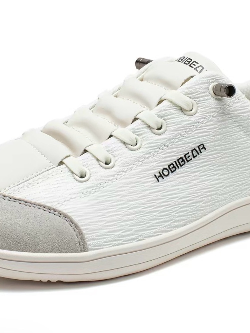 Hobibear Women’s White Casual Lace-Up Sneakers